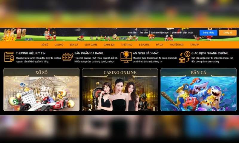 KK98 luôn là địa chỉ uy tín để cược thủ gắn bó và chơi game lâu dài