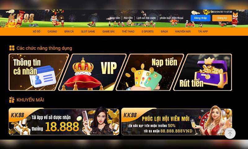 Đăng nhập tài khoản để tham gia chơi game và nhận ưu đãi lớn