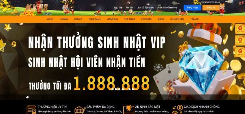 Hướng dẫn tìm link vào KK98